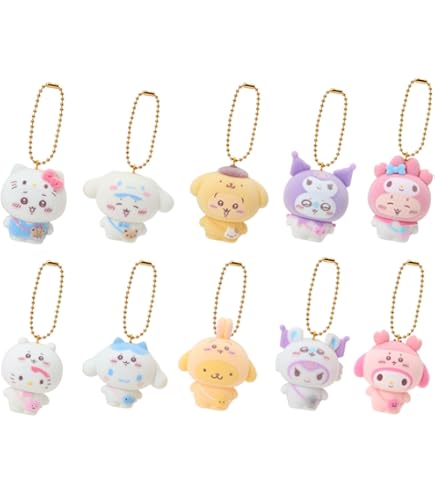 ちいかわサンリオコラボ　うさぎポムポムプリンぬいぐるみとフロッキーマスコット ちいかわサンリオコラボ うさぎポムポムプリンぬいぐるみと
