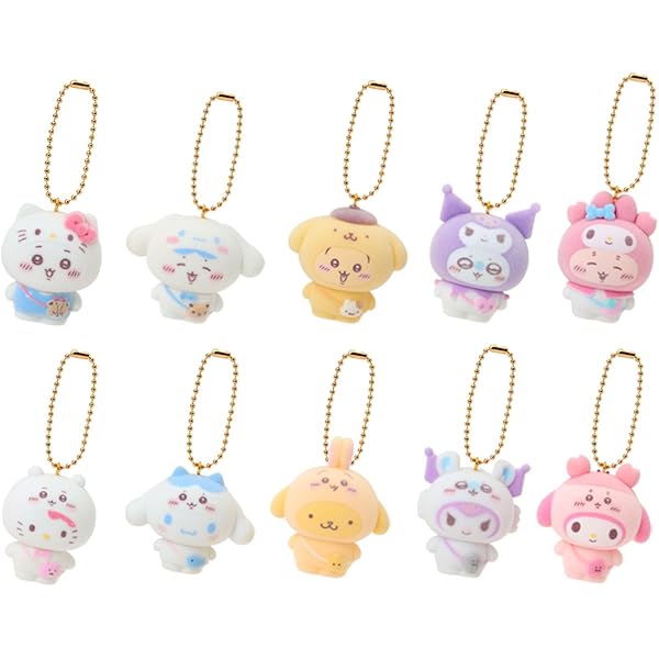 ちいかわ×サンリオ マスコットホルダー うさぎ 3個セット ちいかわ×サンリオキャラクターズ マスコットホルダー（うさぎ