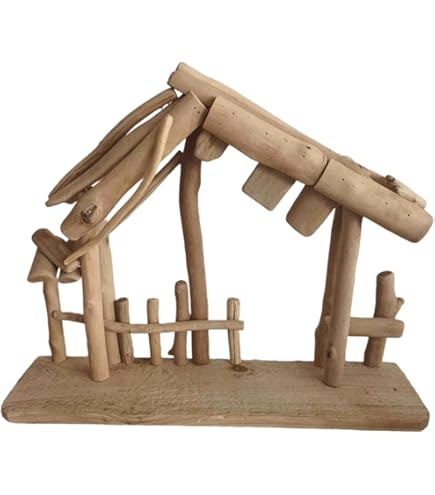 Amazon.co.jp: クリスマス降誕馬小屋 - 耐久性のあるイエス誕生セット