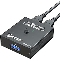 CableMatters USB3.0対応 4ポートUSB切替器 4-Port USB 3.0 Switch with Remote Control