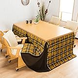 【人気のダイニングこたつ6点セット なぐり加工がお洒落 135×85cm (4人掛け用)】 1年中使えるダイニングセット 安心の日本メーカー製ヒーター キャスター付・回転チェアで立ち座りが楽 ゆったりクッションチェア (テーブル チェア ナ
