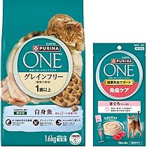 ピュリナワングレインフリー 白身魚1.6kg×6袋未開封商品 Amazon | 【製品サンプル付き】ピュリナ ワン キャット ドライ