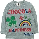 chocola(ショコラ) 天竺クローバーAP長袖Tシャツ 130cm /杢グレー NO.CH-1521-16001