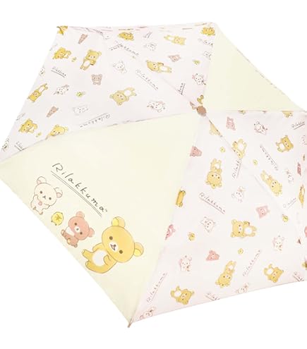 リラックマ　折りたたみ式 日傘 ホワイト ネイビー Amazon.co.jp: [zhenhj(売店)] リラックマ 日傘 折り畳み傘