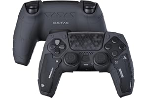 GeekShare G.S.TAC Tactical PS5 Controller Skin Set, Anti-Slip Silicone Protective Cover Skin Case for PS5 Wireless Controller with 2 Thumb Grip Caps and 2 Stickers - for Black Myth: Wukong