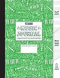 Music Journal and Creativity Kickstarter (Green): Staff Paper, Manuscript Paper, Notebook Paper for Notes Lyrics and Music, Songwriting, Creative Pages, Music Students, Music Lovers, Lyric Diary, Journal, Meridee Winters Music Method (8.5x11) (80 Pages)