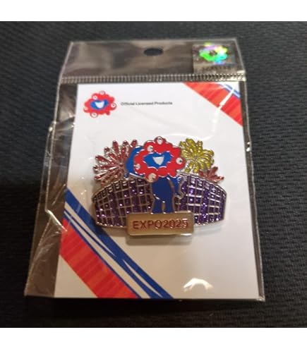 Amazon | ミャクミャク 大屋根リング ピンバッジ 万博 2025 | バッジ