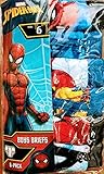 Marvel(マーベル) スパイダーマン ボーイズパンツ 6枚セット サイズ：120cm 男児 男の子 年長さん 6歳 6才 120センチ 下着 パンツ インナー ブリーフ キッズ