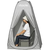 Amazon.co.jp: スツーレ 簡易テント 一人用 排便袋・凝固剤付 (1回分