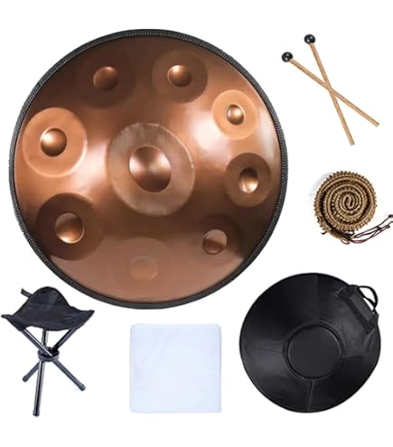 Amazon | ハンドパンドラム楽器 ハンドパン楽器 ハンドパンドラム