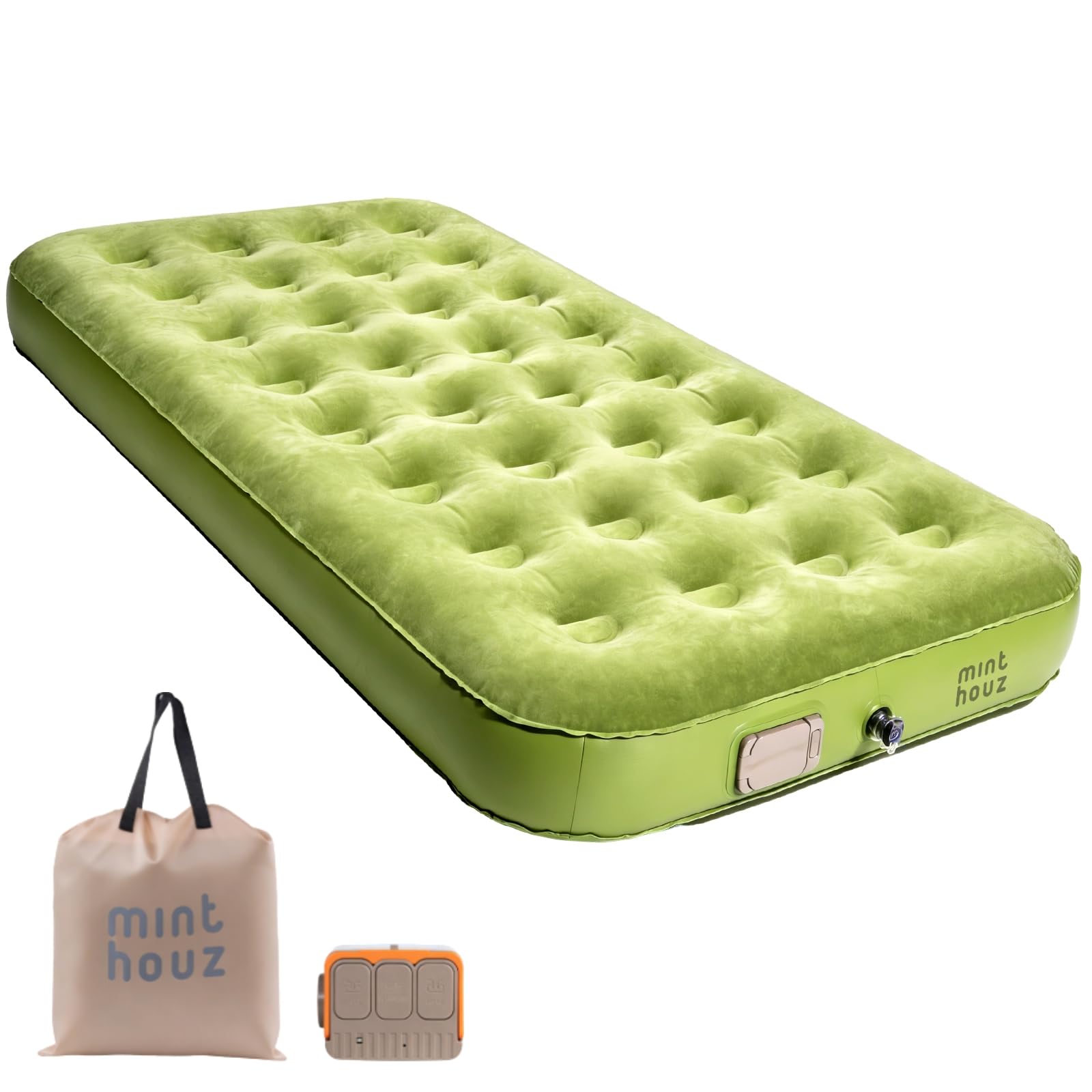 【プライムデー】【25%OFF+25%OFF】【6,687円】 Minthouz バッテリー・電動エアーポンプ内蔵 電動エアベット 【送料無料】