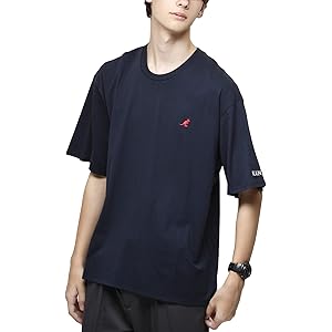 KANGOL(カンゴール) 別注 ロゴ刺繍 半袖 オーバーサイズ Tシャツ カットソー