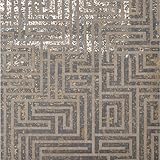 York Wallcoverings y6220204 Mid Century A Maze壁紙、Blacks