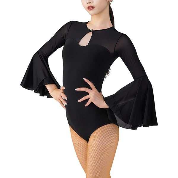 Amazon.co.jp: [WinsGreat] レディース ダンスレオタード 長袖 新体操