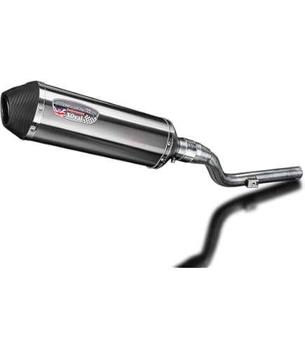 Amazon | DELKEVIC スリップオンカーボンオーバルマフラー☆HONDA