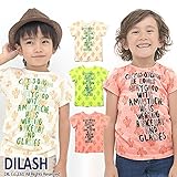 (ディラッシュ)DILASH 初夏'15 サボテン総柄半袖Tシャツ 80 ライム
