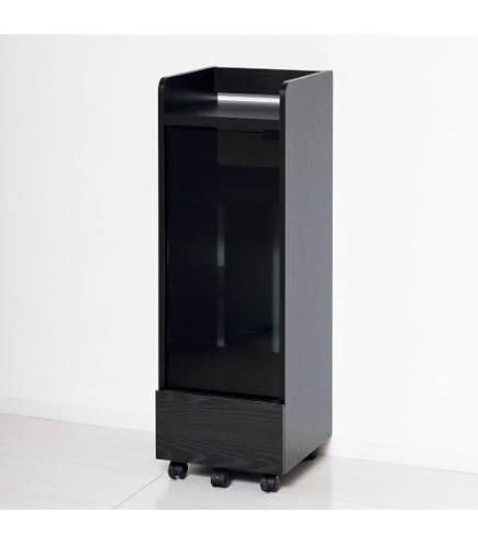 Amazon｜ゲーム機収納ラック タワー, ブラック, 約W24.7×D36.5×H60.3cm