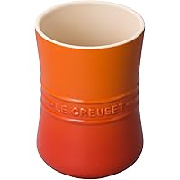 ル・クルーゼ(Le Creuset)  ツールスタンド ユーテンシル・ジャー(S)  オレンジ   【日本正規販売品】
