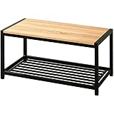 LITENStaD センターテーブル アジャスター付き 幅80cm × 奥行40㎝ × 高さ40cm オーク LSD-03-0001-ok