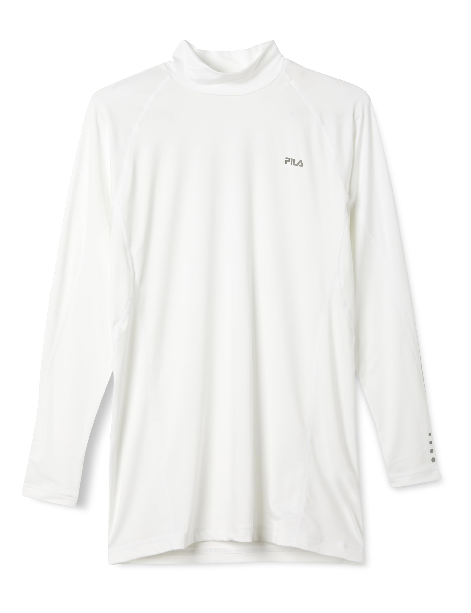 【60%OFF】【1,009円】 FILA メンズ 水陸両用スポーツインナー UVカット ドライ 長袖 ハイネック コンプレッションシャツ