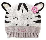 Happy Zebra Face Knit Winter Hat by Blossoms & Buds [並行輸入品]