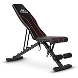 FLYBIRD トレーニングベンチ インクラインベンチ 可変式フラットベンチ アジャスタブル 角度調節簡単 組立不要 折りたたみ式 収納便利 シットアップ 耐荷重270KG 筋トレ 家庭用 日本語説明書