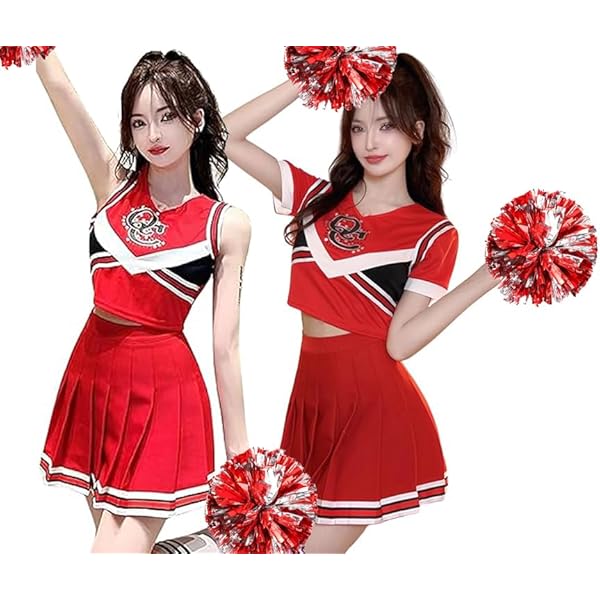 Amazon.co.jp: チアガール コスプレ衣装】 チアリーダー 文化祭 結婚式