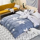 CHENGYI ブルーパターンコットンシングル学生キルトカバーシングルピースホーム漫画ダブルキルトカバー ( サイズ さいず : 150*200cm )