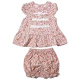 《H28年秋冬物》(日本製) Pample Mousse(パンプルムース) 細コール天小花柄ミルキースーツ 80cm /PK NO.DP-63403