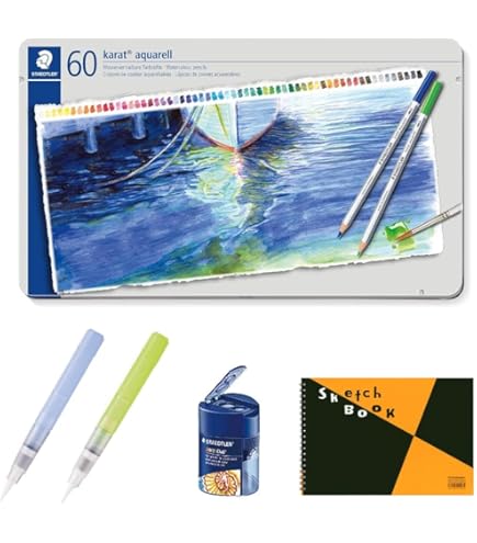 Amazon | ステッドラー(STAEDTLER) 水彩色鉛筆 24色 カラトアクェレル