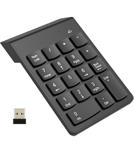 Amazon | NOOX USBテンキーパッド、数字パッド、10キーUSBキーパッド