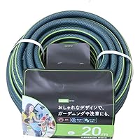 カクイチ 散水用ホース ＧＡＲＤＥＮ グリーン＋ライムグリーンライン 内径１５ｍｍ ２０Ｍ Ｇ４３２Ｃ ８９２５７７ グリーン+ライムグリーンライン