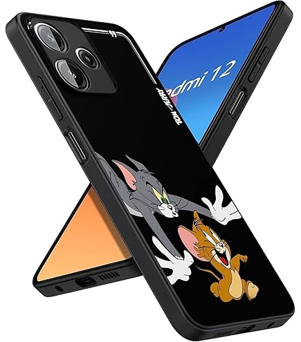 Amazon.co.jp: WANSINPAMM Redmi 12 5G 用 ケース トムとジェリー