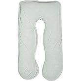 冷感 ハグモッチ® 交換カバー 抱き枕 カバー 洗濯機で洗える 140×80cm【正規品】ぐるりファスナーで着脱が簡単 (クールグレー(冷感))