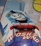 Thomas & Friends "Woosh like the Wind" Twin Size Super Soft Micro Raschel Blanket Oversized - 62in x