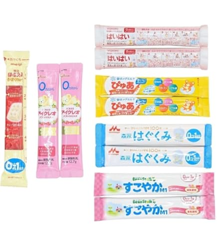 Amazon.co.jp: 【7種類13本】粉ミルク 7大ブランド お試し セット【各