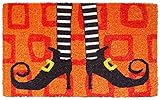 High Quality Wicked Witch Shoes Handmade, Hand-Stenciled, All-Natural Coconut Fiber Coir Doormat,ﾂ 