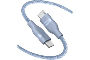 Anker USB-C & USB-C ケーブル (1.8m, 240W, 高耐久ナイロン) USB PD対応 iPhone 17 / 16 / 15 MacBook Pro iPhone 15 Galaxy iPad Pro/Air MacBook Pro/Air 各種対応 ブルー