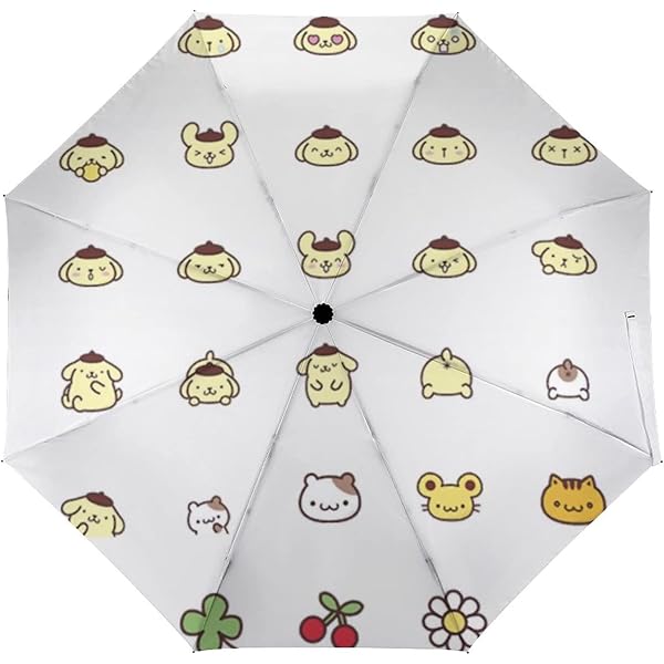 Amazon | ポムポムプリン 人気 日傘 雨傘 兼用 8本骨 自動開閉