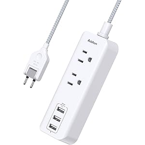 電源タップ USBコンセント 【2個AC口+3個USBポート付き】 1.5m延長コード 1500W テーブルタップ us…