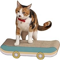 Amazon.co.jp: 不二貿易 猫の爪とぎ スケボー ダンボールハウス
