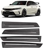 For シビックタイプr fl5 インナードアパネルトリム インナードアトリムフレームシビックタイプr fl5ドアアームレストドアパネルステッカーfl5アクセサリー