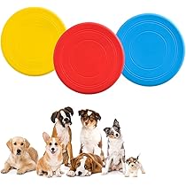 Amazon | 犬用 フリスビー 投げるおもちゃ 3個セット ペットおもちゃ