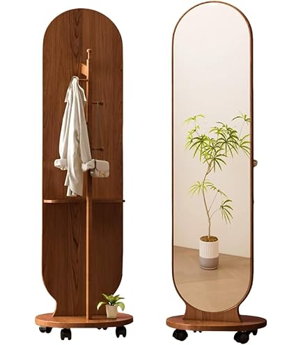 Amazon.co.jp: スタンドミラー 全身 安い 姿見 鏡 35cm (ホワイト(WH