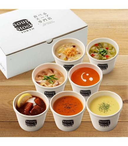 Amazon.co.jp: Tokyo Soup Stock Soup Set, 6 Types, 6 Pieces, 6.3 oz