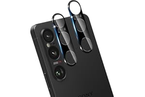 【2枚セット】 対応 Xperia 1 VI SO-51E / SOG13 カメラフィルム 【日本旭硝子 硬度9H】 エクスペリア 1 VI 用 レンズフィルム カメラ保護フィルム Xperia 1 VI 用 カメラ レンズ保護 黒縁取り レンズ保護