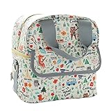 JES&MEDIS 大容量絶縁断熱 多機能　ママバッグ 防水 保温　クーラーバスケット 哺乳ビン 親子バッグ 便利 ショルダーバッグ　ハンドバッグ　ドリンク　ボトル 適用徒歩釣り観光焼き