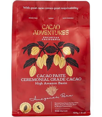 Amazon | Cacao Adventures セレモニアルグレード カカオ 1ポンド