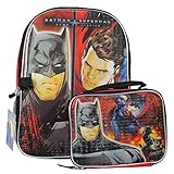 Batman vs Superman Boys School Backpack with Detachable Lunch Bag [並行輸入品]
