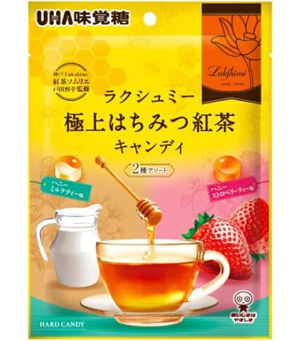Amazon.co.jp: UHA味覚糖 極上はちみつ紅茶キャンディ2種アソート 75g